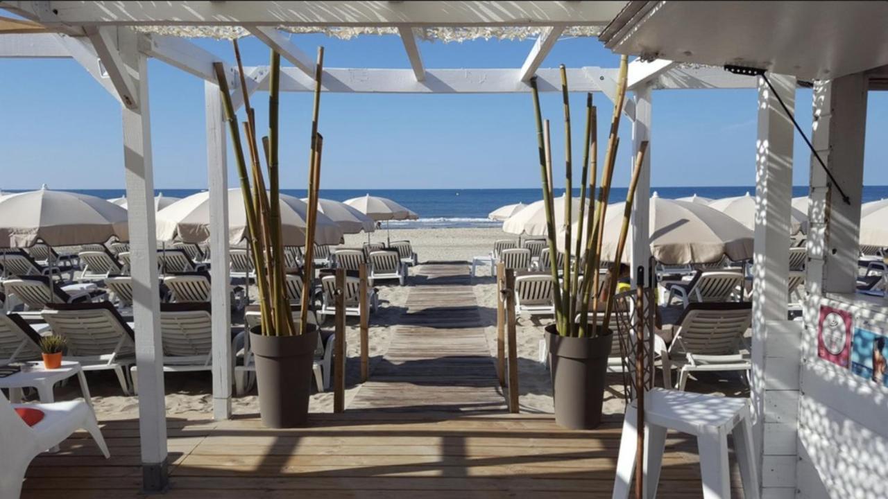 Super Appart ! Terrasse, Clim, Parking, 2Min Plage. La Grande-Motte Kültér fotó