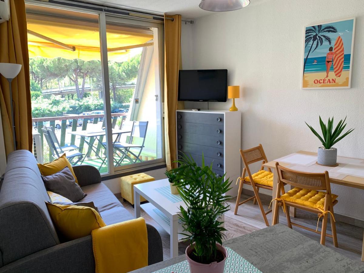 Super Appart ! Terrasse, Clim, Parking, 2Min Plage. La Grande-Motte Kültér fotó